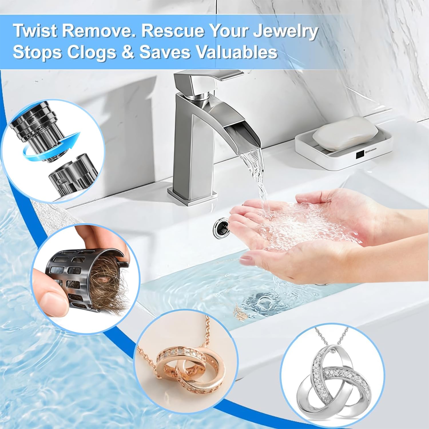 Universal-fit Mushu stopper with four rubber seals ensures a leak-proof seal