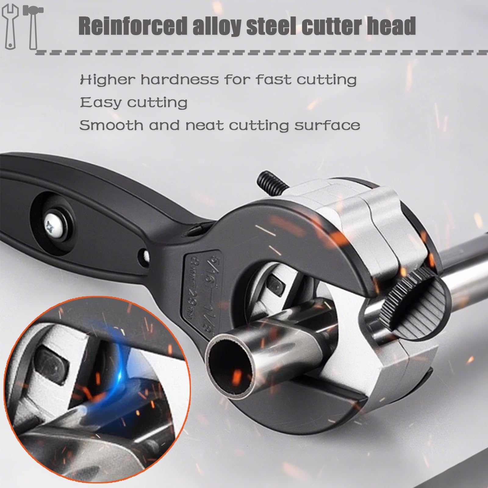 Musibo 2-in-1 design tubing cutter provides flexible use and faster adjustments