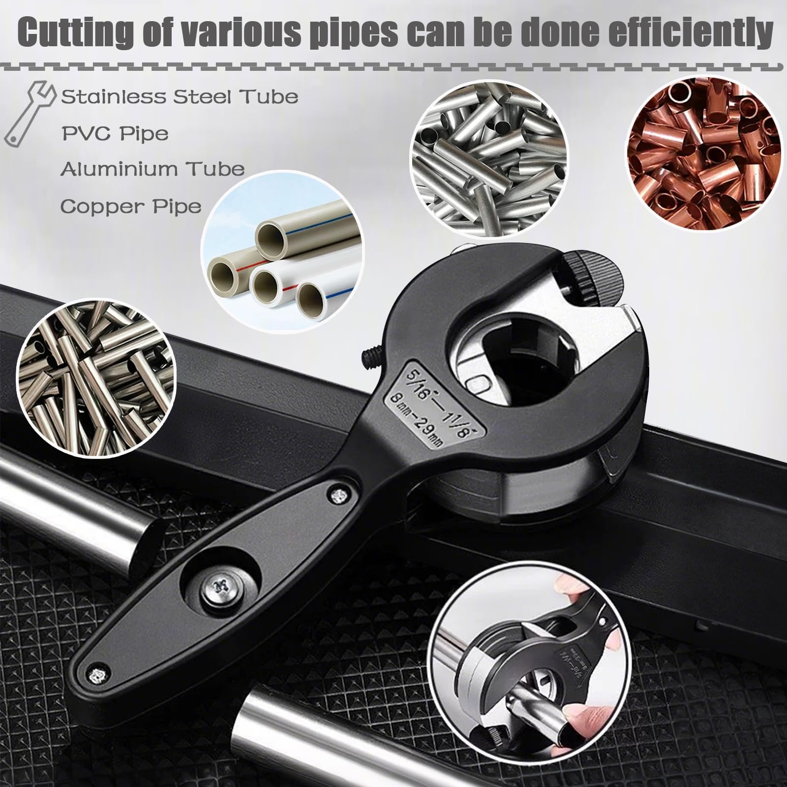 Musibo comfortable grip knob enhances control during long cuts
