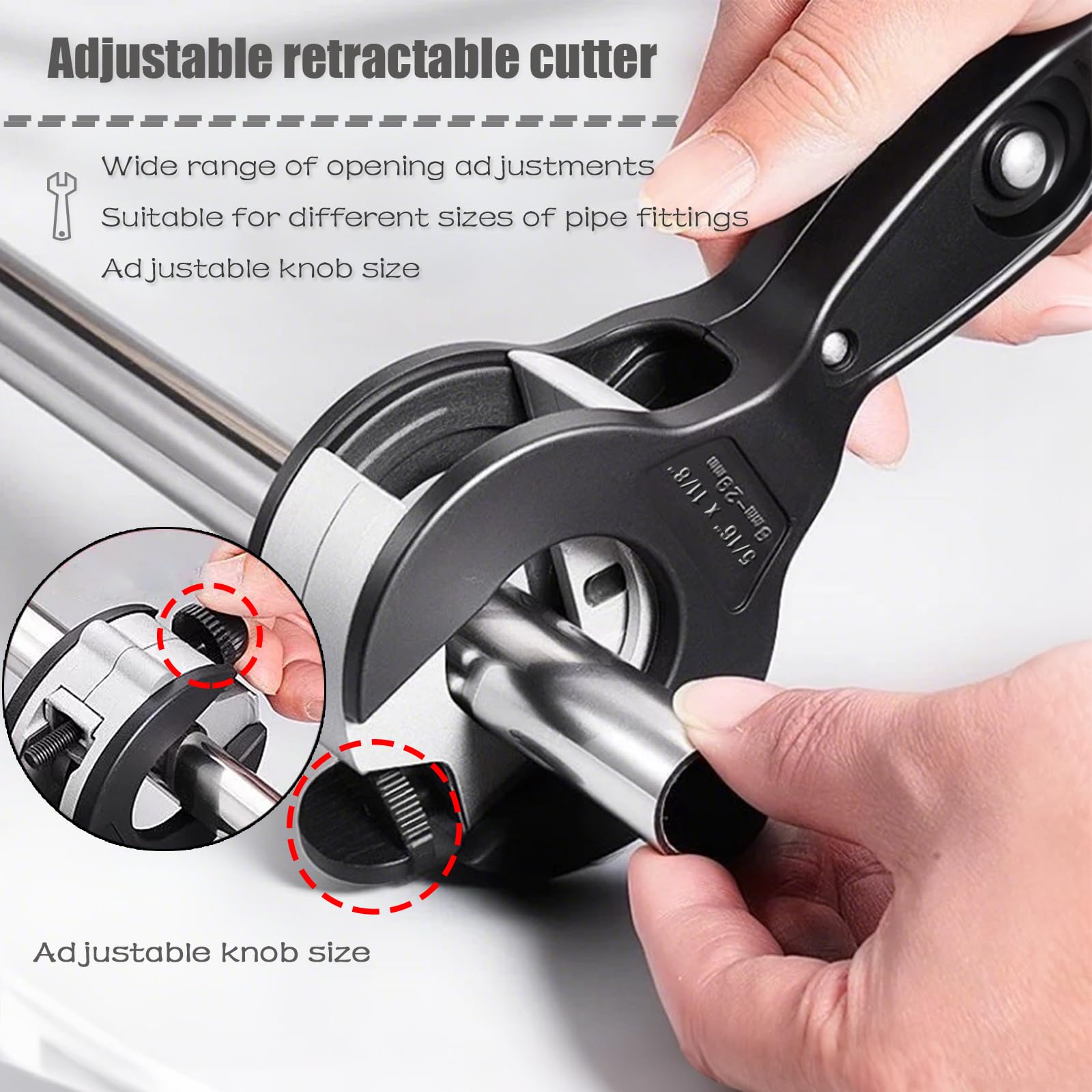 Musibo copper pipe cutting setup demonstrates precise tidy cuts in compact spaces