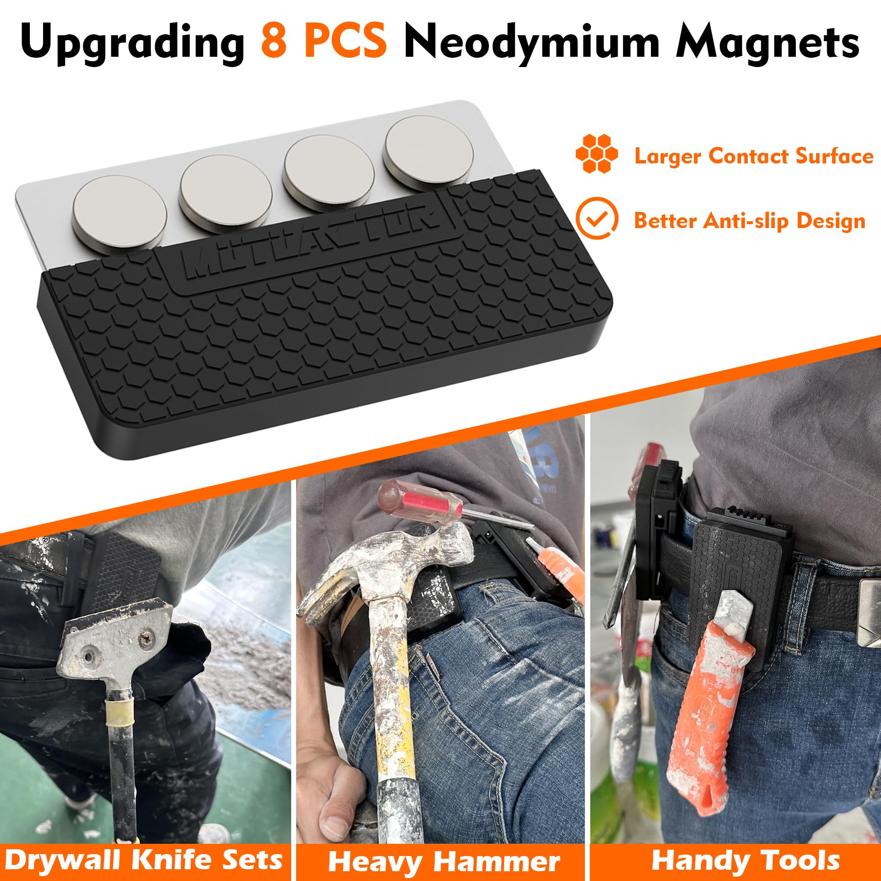 MUTUACTOR quick-release tool holster for fast hardware access