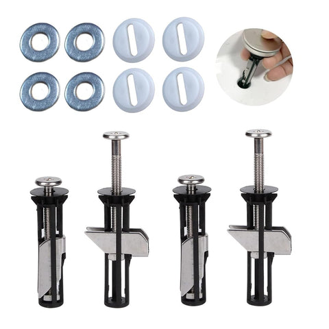 MUU toilet seat bolt kit pack with screws and nuts for quick replacement