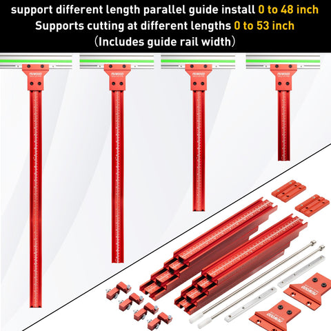 MUWOOD supports multiple track configurations for flexibility.