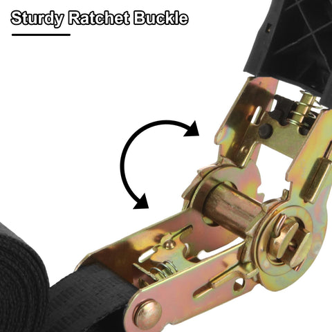 MUXHEL polyester strap withstands loads for motorcycles, kayaks, and cargo.