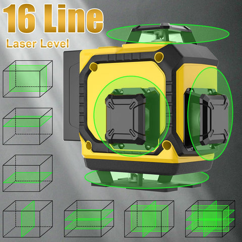 Muylux green 360° laser lines cover every corner
