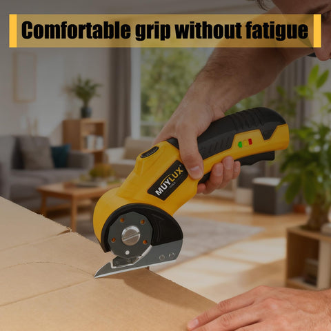 Muylux rechargeable battery supports long crafting sessions without interruptions