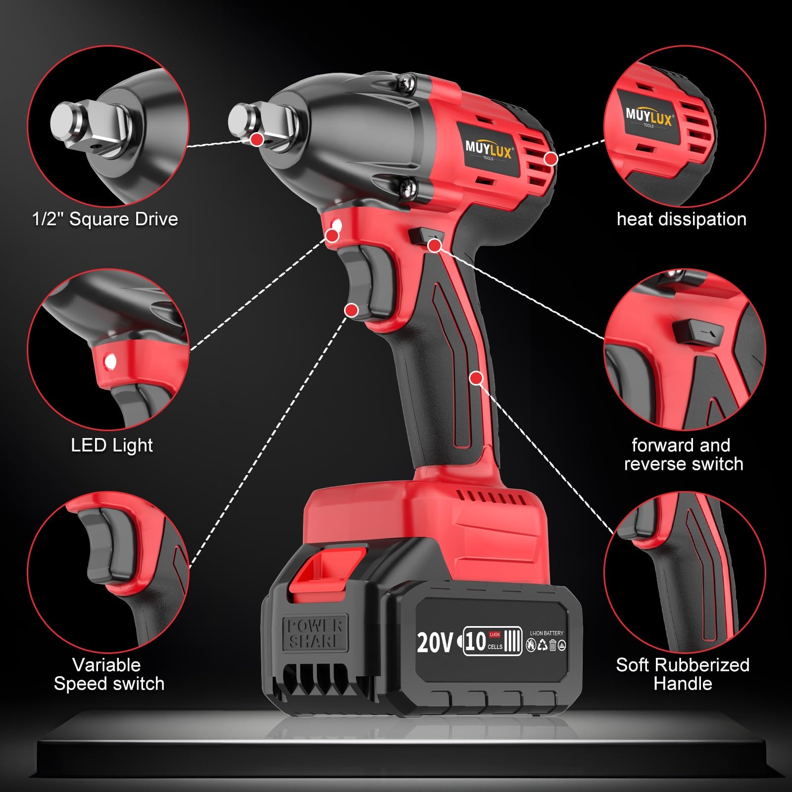 Muylux tire removal-ready tool suitable for car maintenance