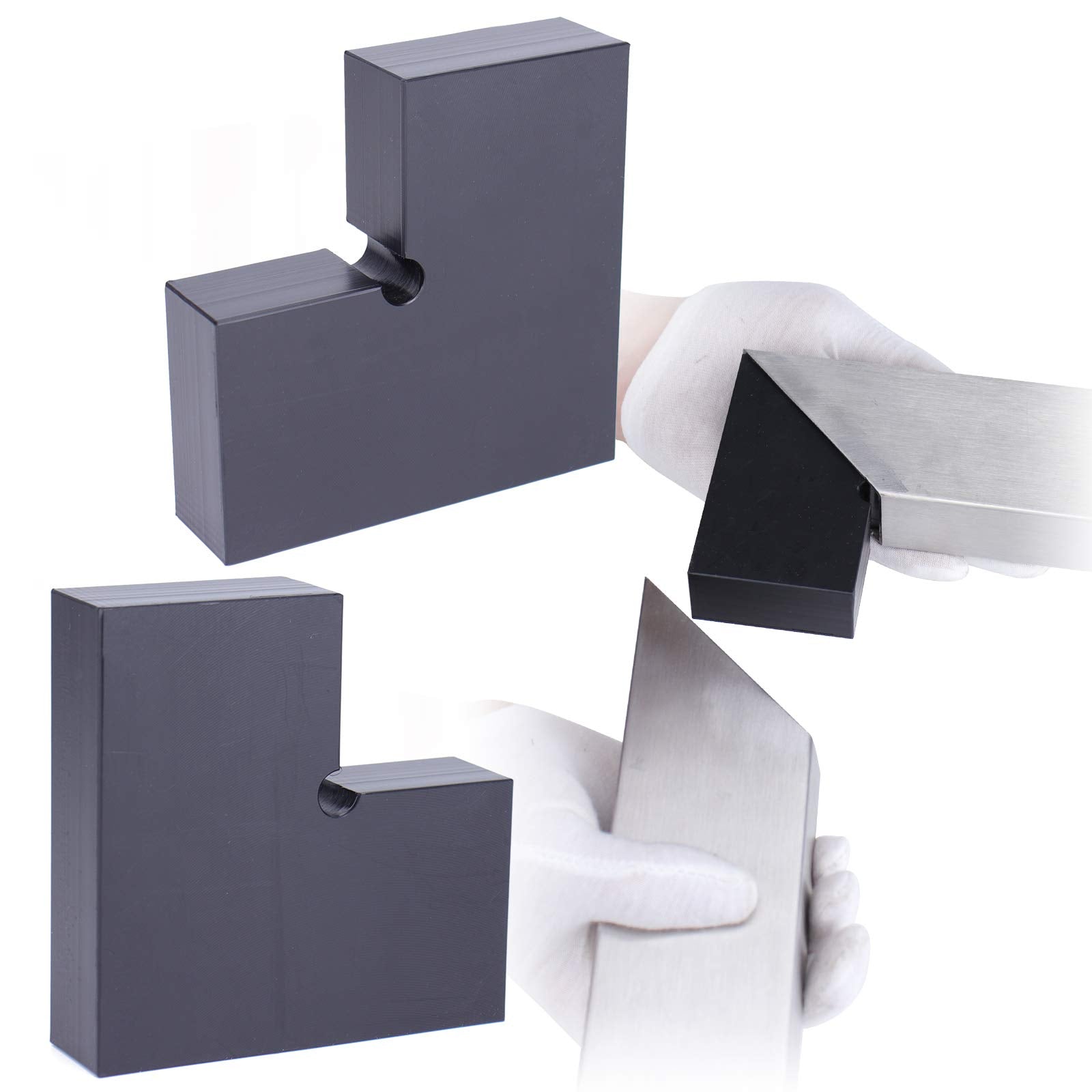 Muzata HT10/HT14 corner connector 2-pack hidden inside rail for clean aesthetic