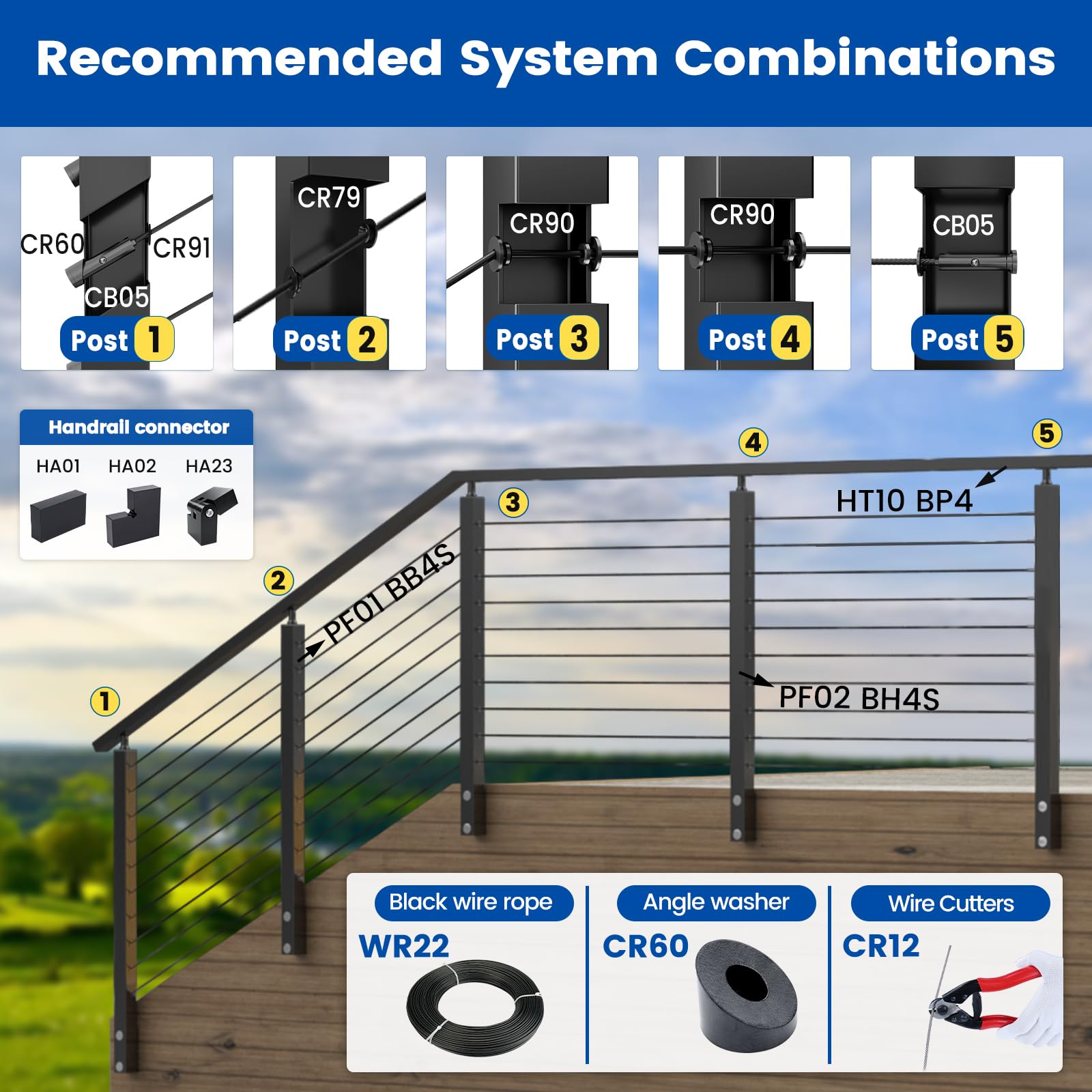 Muzata CT16 wrench and CR60 washer included for installation efficiency.