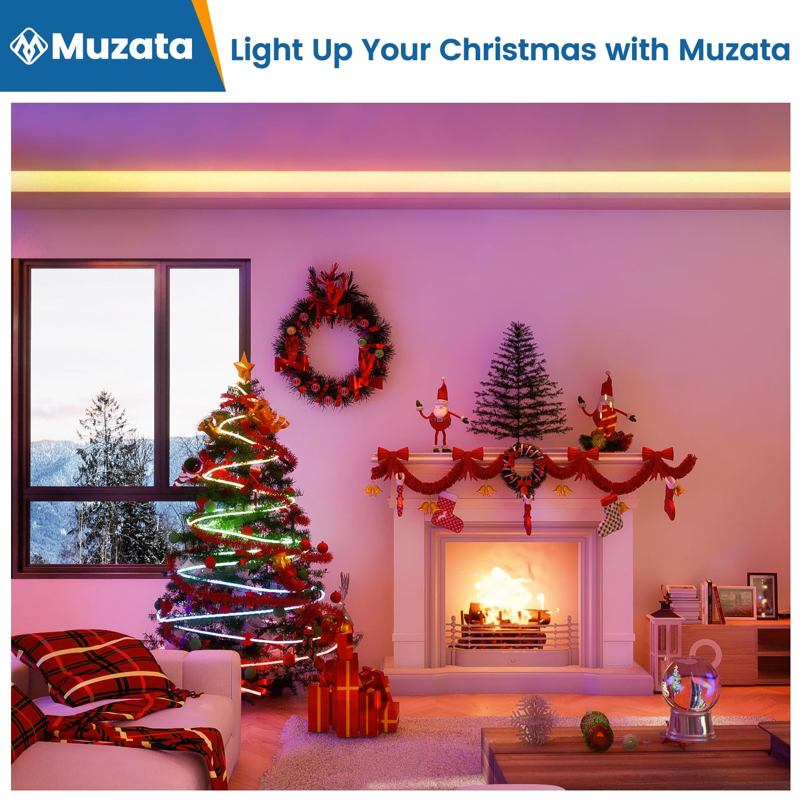 Muzata channel installed in cabinet, wardrobe, or mirror areas