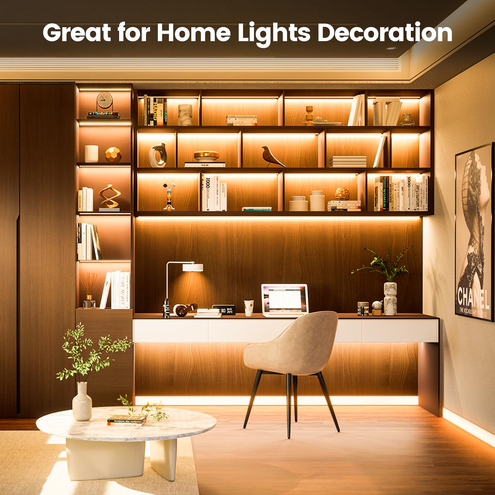 Muzata LED channel ideal for cabinets and wardrobes.