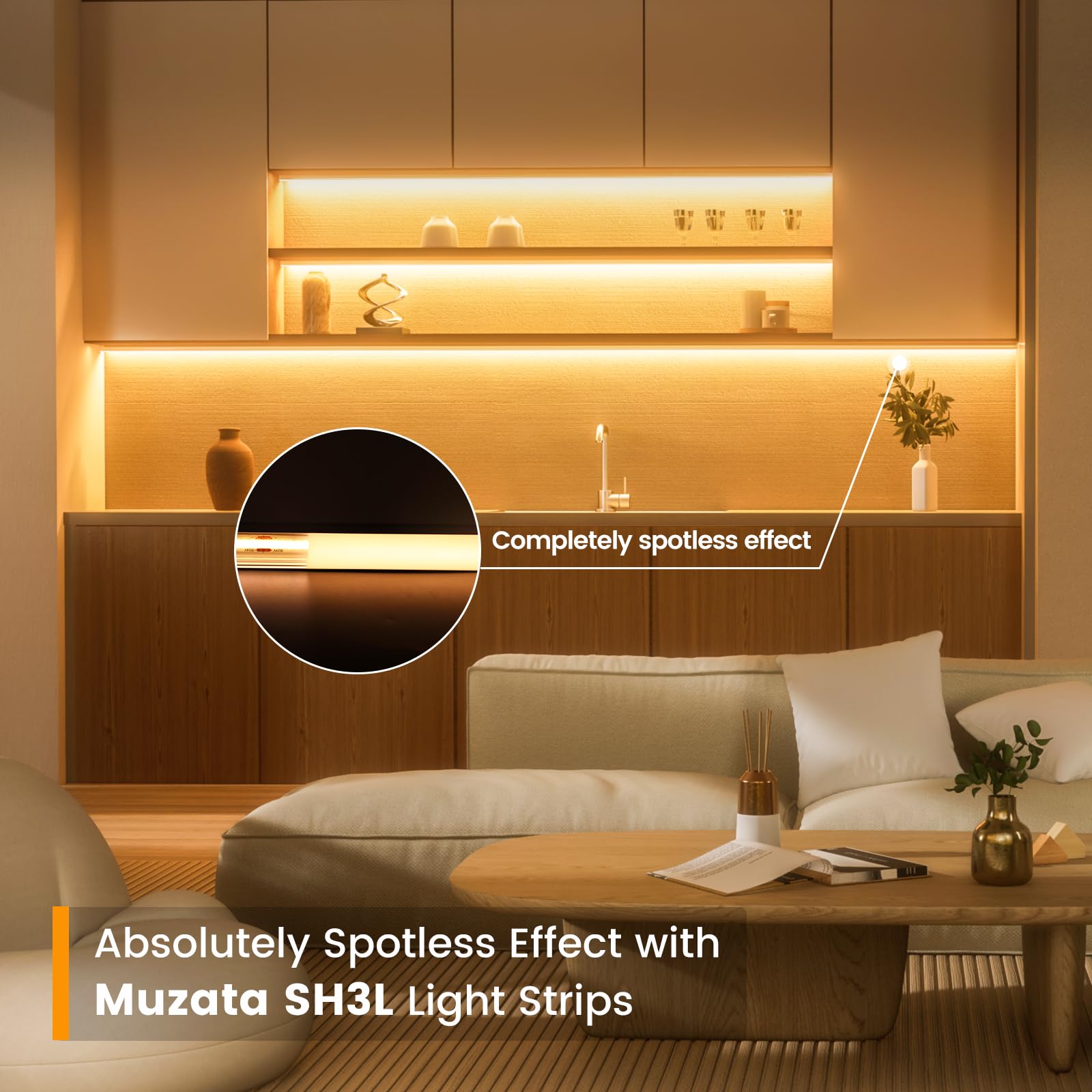 Muzata mounting clips enable quick, secure installation