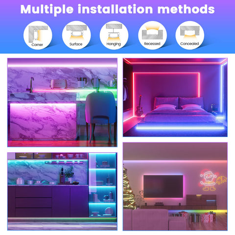 Installation diagram shows easy press-in diffuser covers for quick setup.