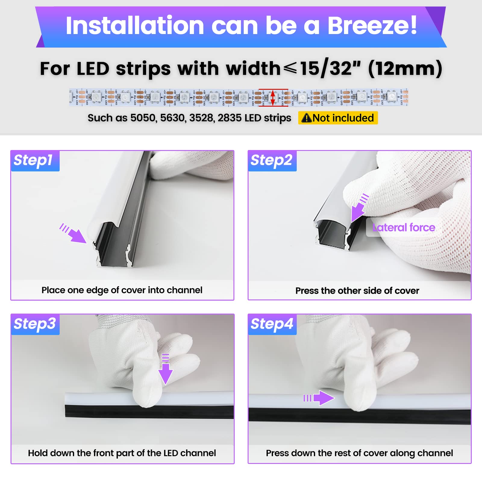 Muzata U108 BW ambient lighting setup inspiration