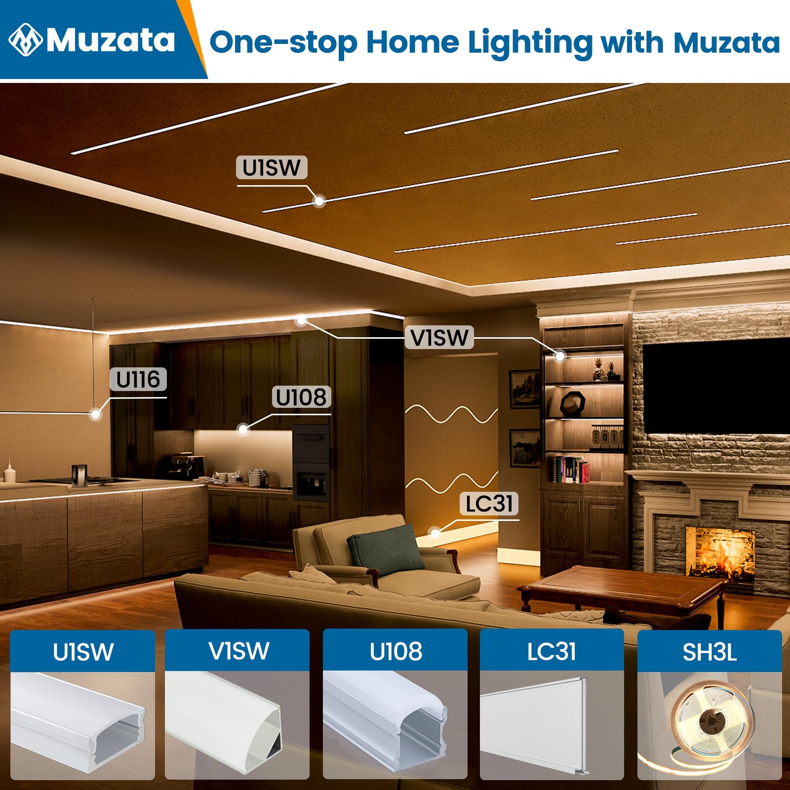 Muzata U108 BW installation diagram preview