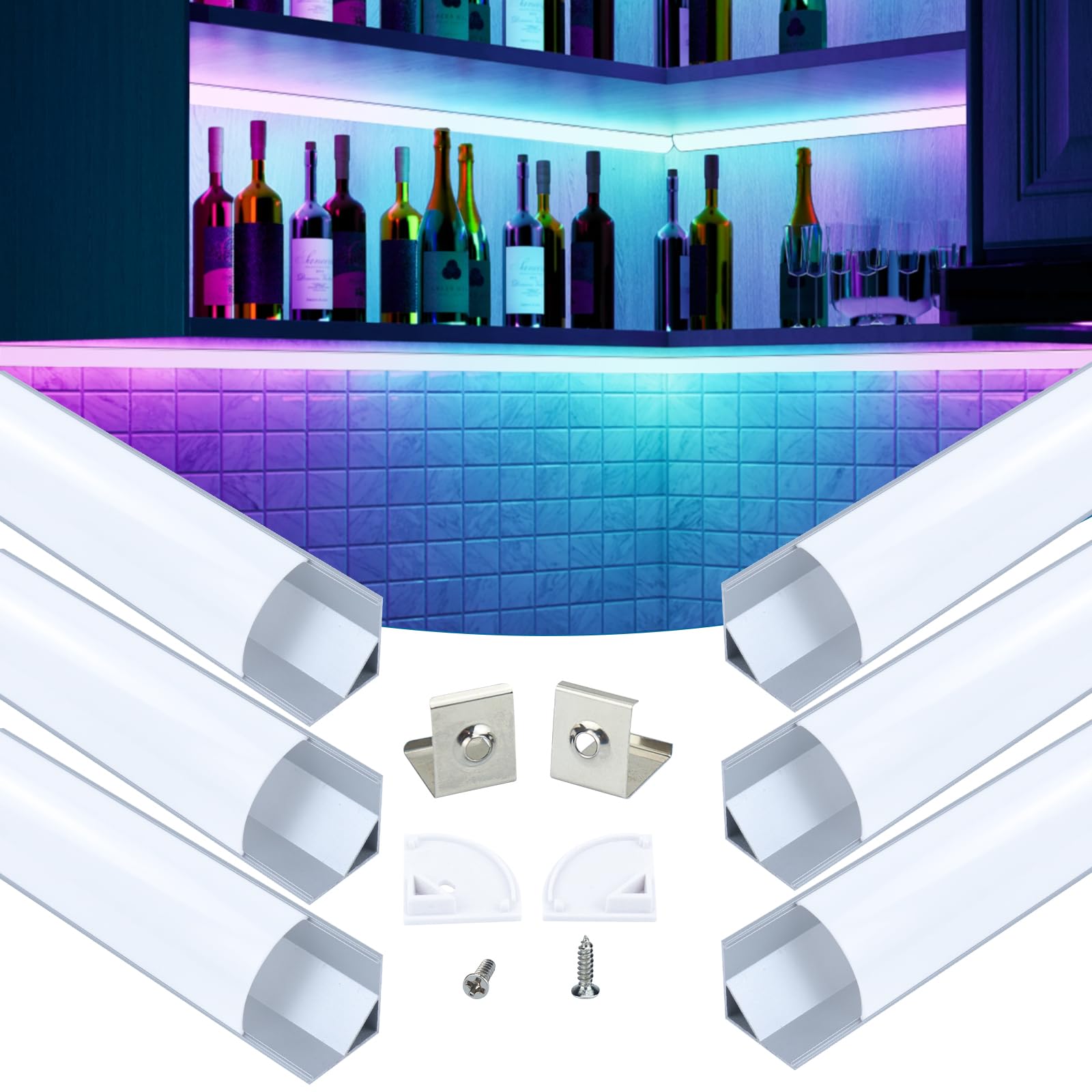 Muzata V101 plus-size channel with 30x30mm profile for versatile, bright light.