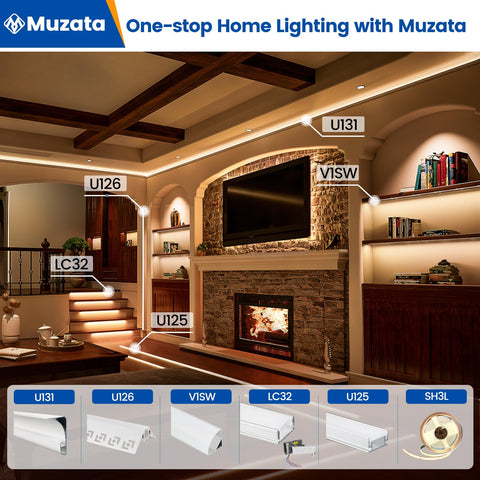 Muzata V1SW extension connector LCB2 enables seamless longer runs.