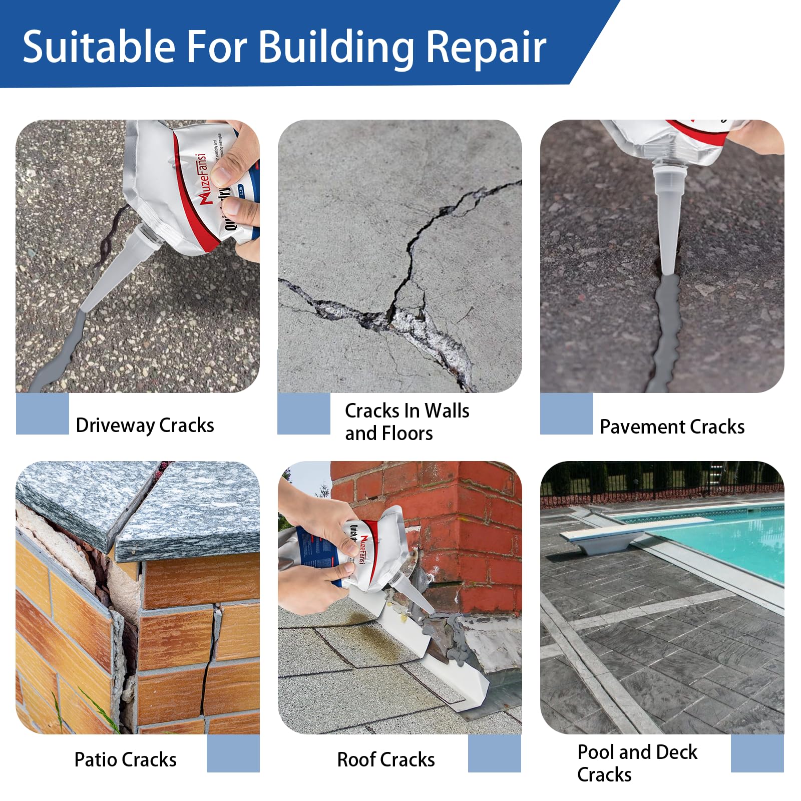 MuzeFansi ideal for driveways and patios, resisting weather and wear.