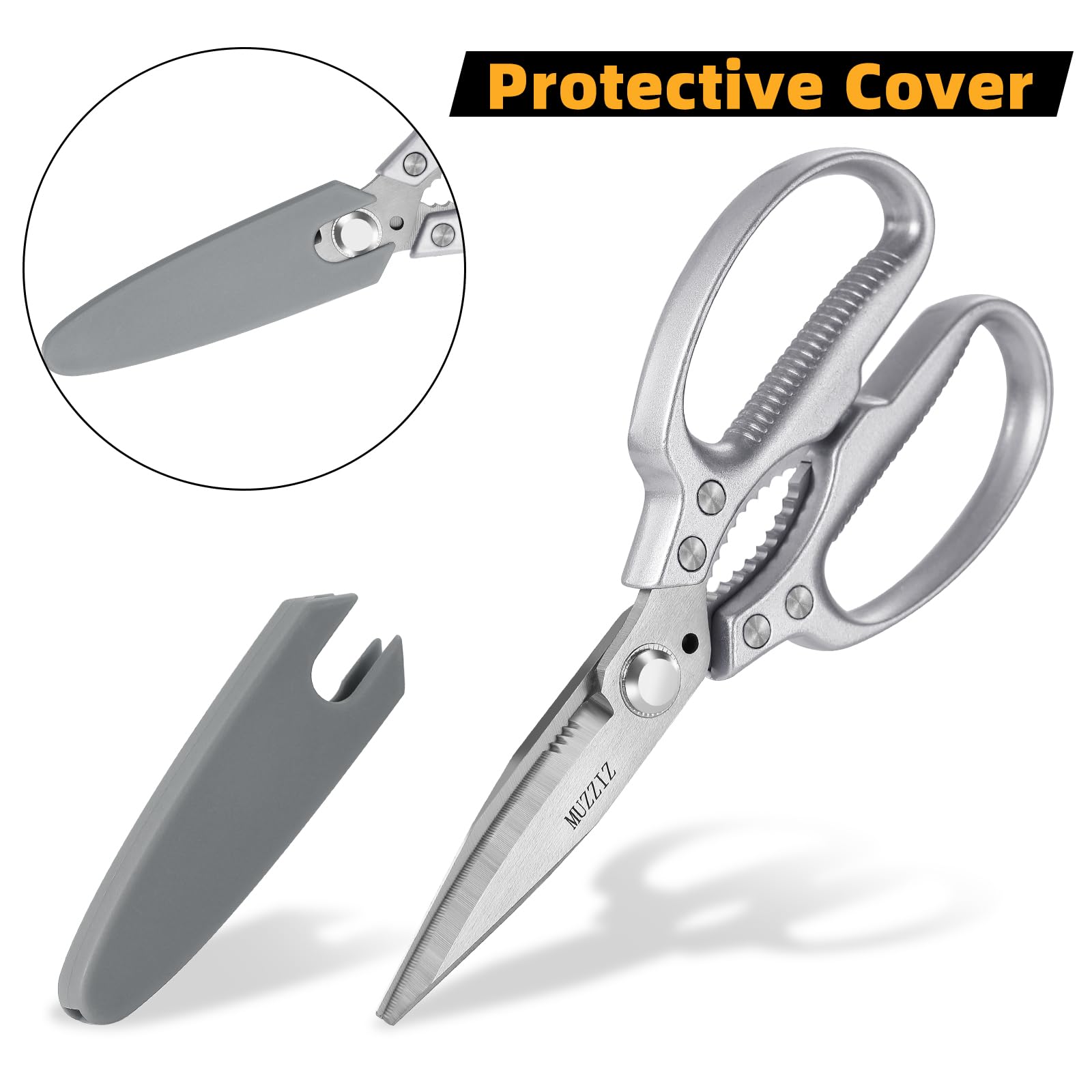 Muzziz Heavy Duty Scissors workshop setup for versatile home use.
