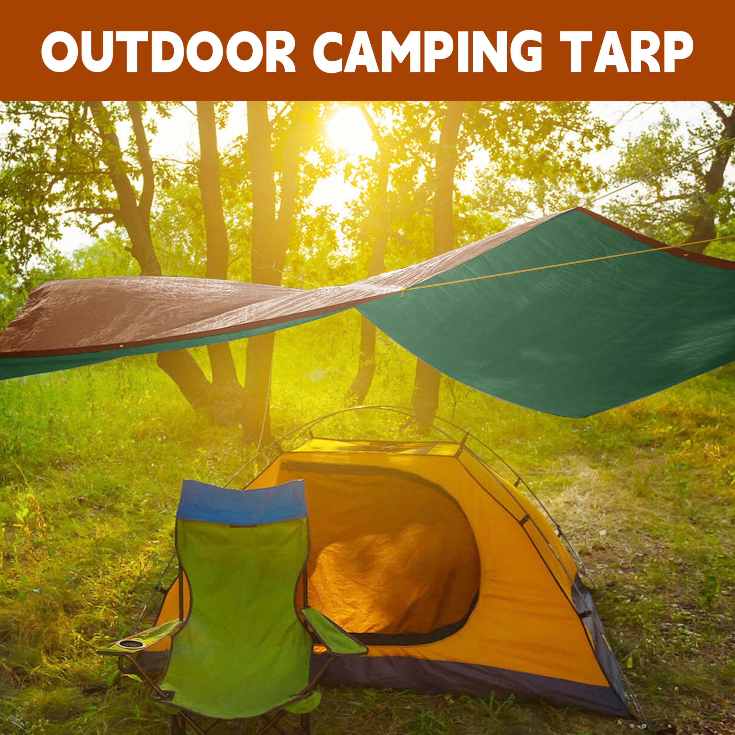 MVPNET tarp versatile for vehicles, roofs, boats, and camping mats for protection.