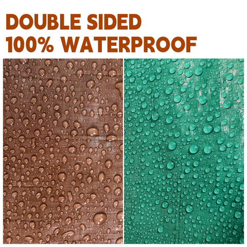 MVPNET tarp with grommets and reinforced edges withstands wind and setup