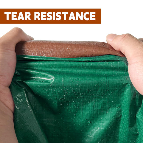 MVPNET tarp used as outdoor shelter during camping or festival outings