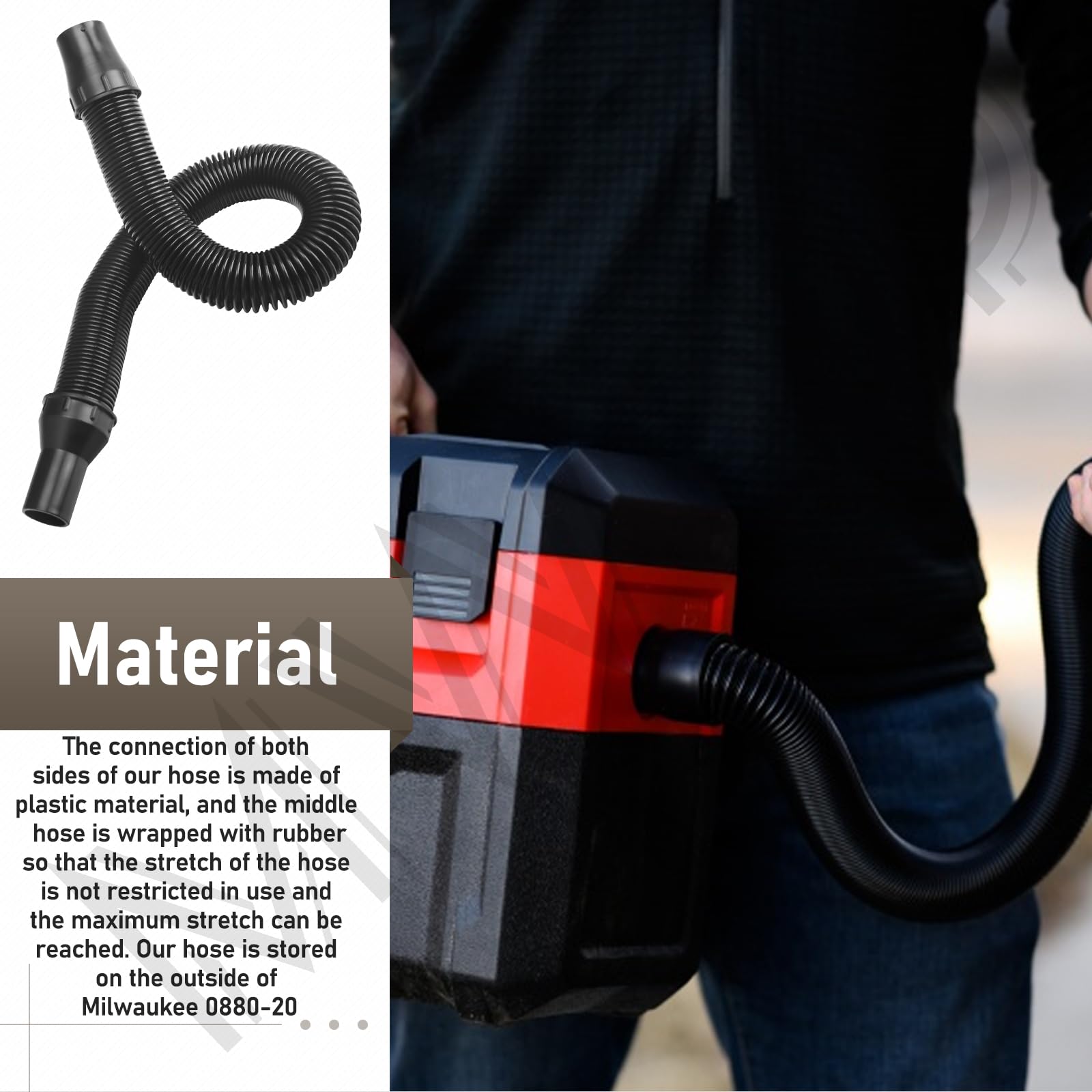 MWEDP plastic end connectors provide sturdy, quick assembly.