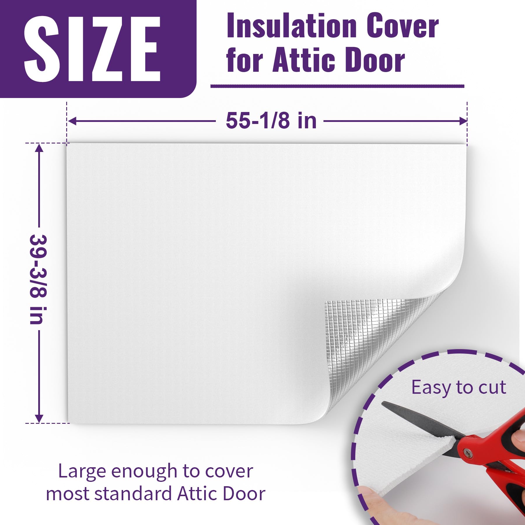 Mxclimate attic fan vent cover installed for a tight ceiling seal
