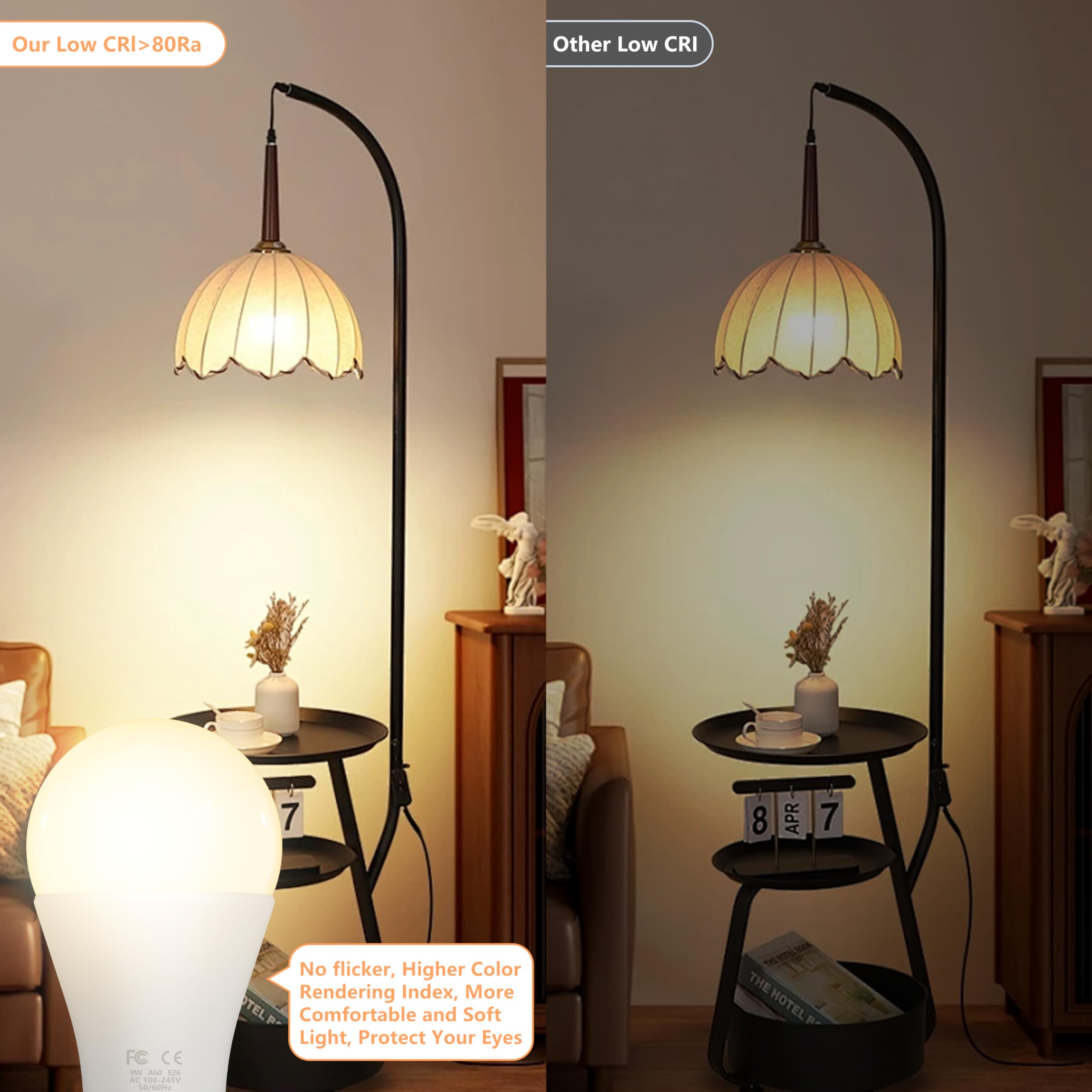 MXhme CRI80+ for vivid, natural colors in home lighting.