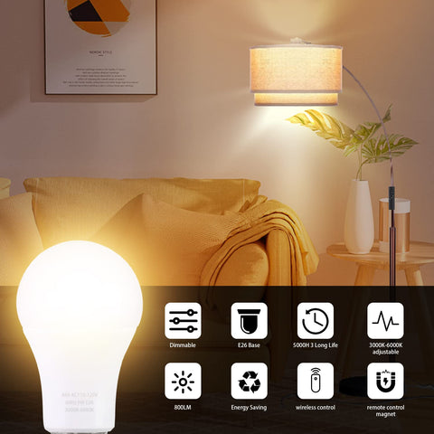 MXhme LED bulb with high CRI 80+ for accurate color rendering.