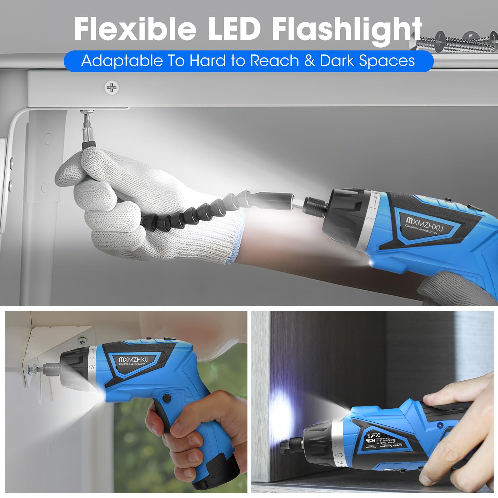 MXMZHXU 320 RPM no load speed supports steady fastening.