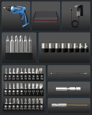 MXMZHXU 50-in-1 kit in a rugged case for DIY readiness.