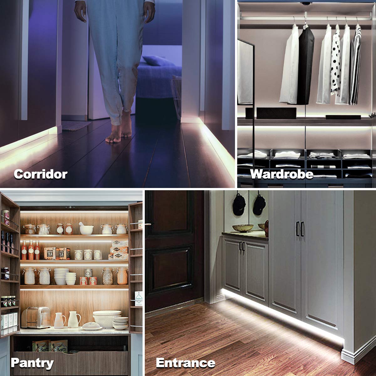 MY BEAUTY LIGHT adhesive backing with clips ensures easy, secure installation.