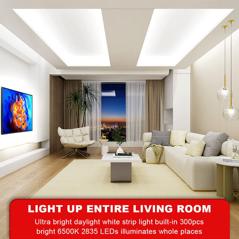 MY BEAUTY LIGHT dimmable LED strip provides stepless brightness for mirrors and TVs.