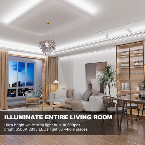 MY BEAUTY LIGHT LED strip offers dimmable brightness for versatile mood lighting