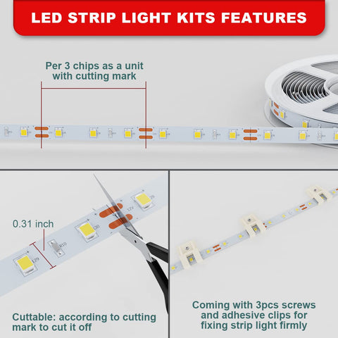 MY BEAUTY LIGHT LED strip lights highlight the mirror area with flattering warmth.