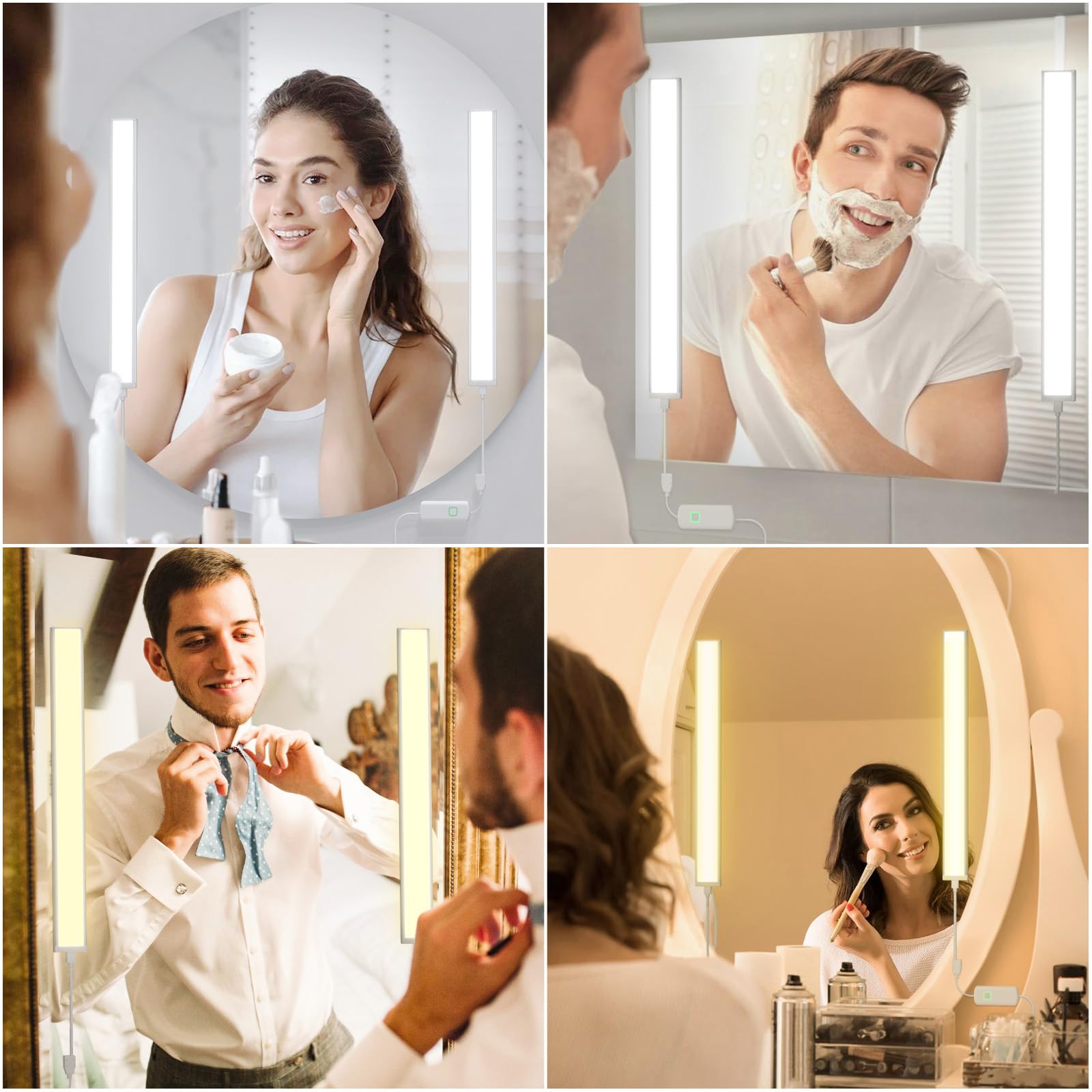 My Beauty Light stick-on vanity lights offer flexible placement and quick setup.