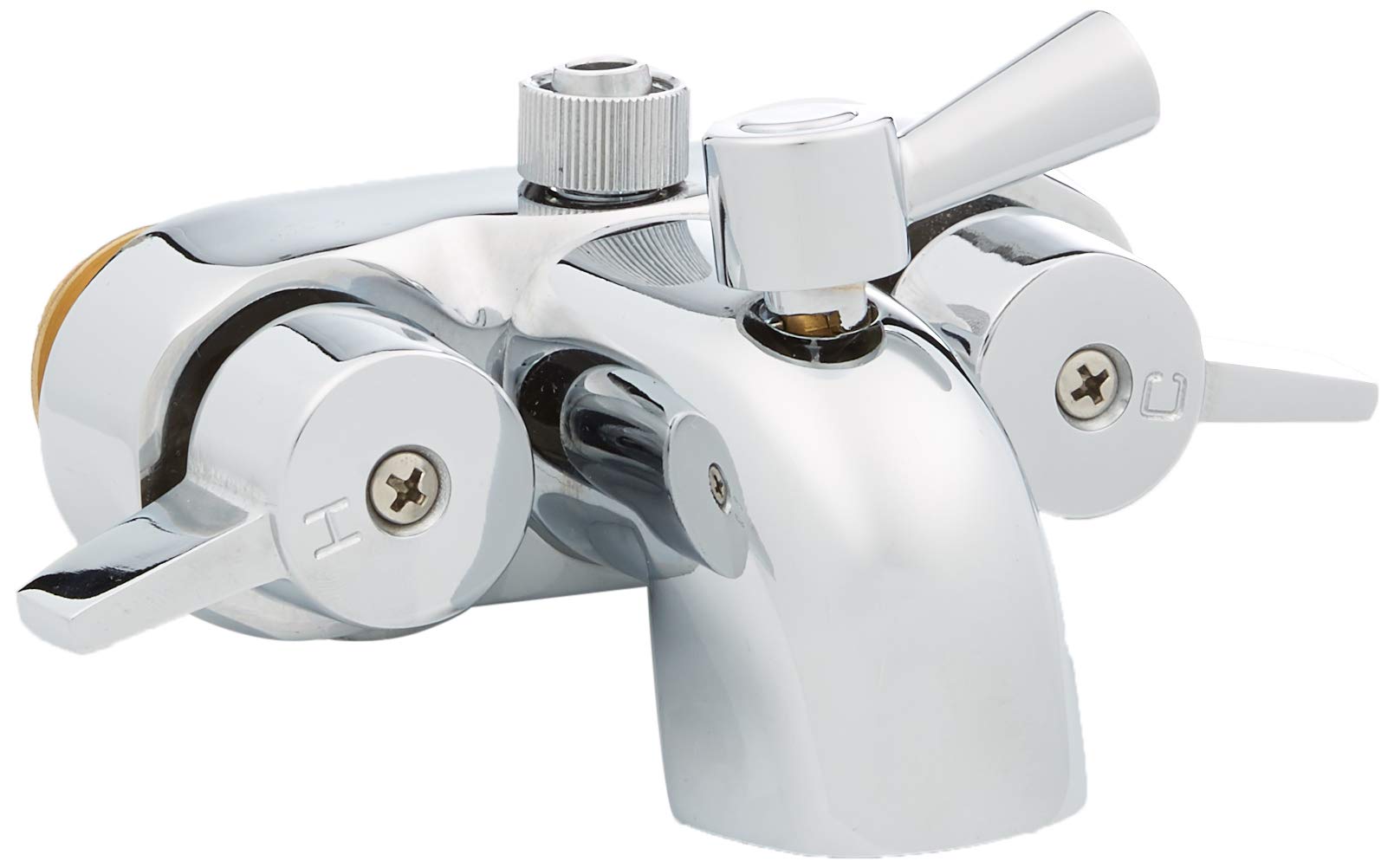My PlumbingStuff B3100 chrome-finish faucet on a clawfoot tub with lasting shine