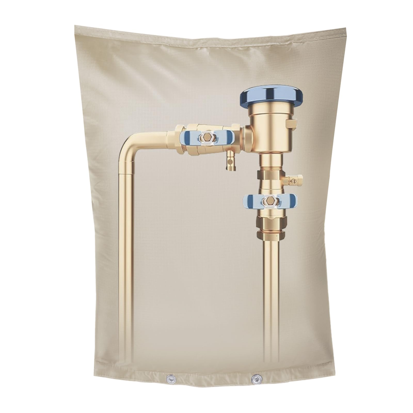 MY RUSTIC backflow preventer insulation cover protects against winter freezes.