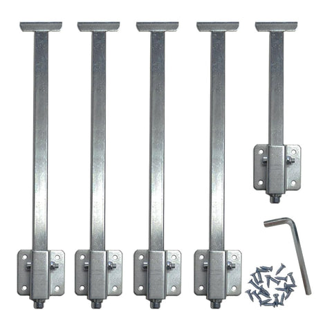 MY RUSTIC undermount sink brackets closeup showing durable steel for lasting support