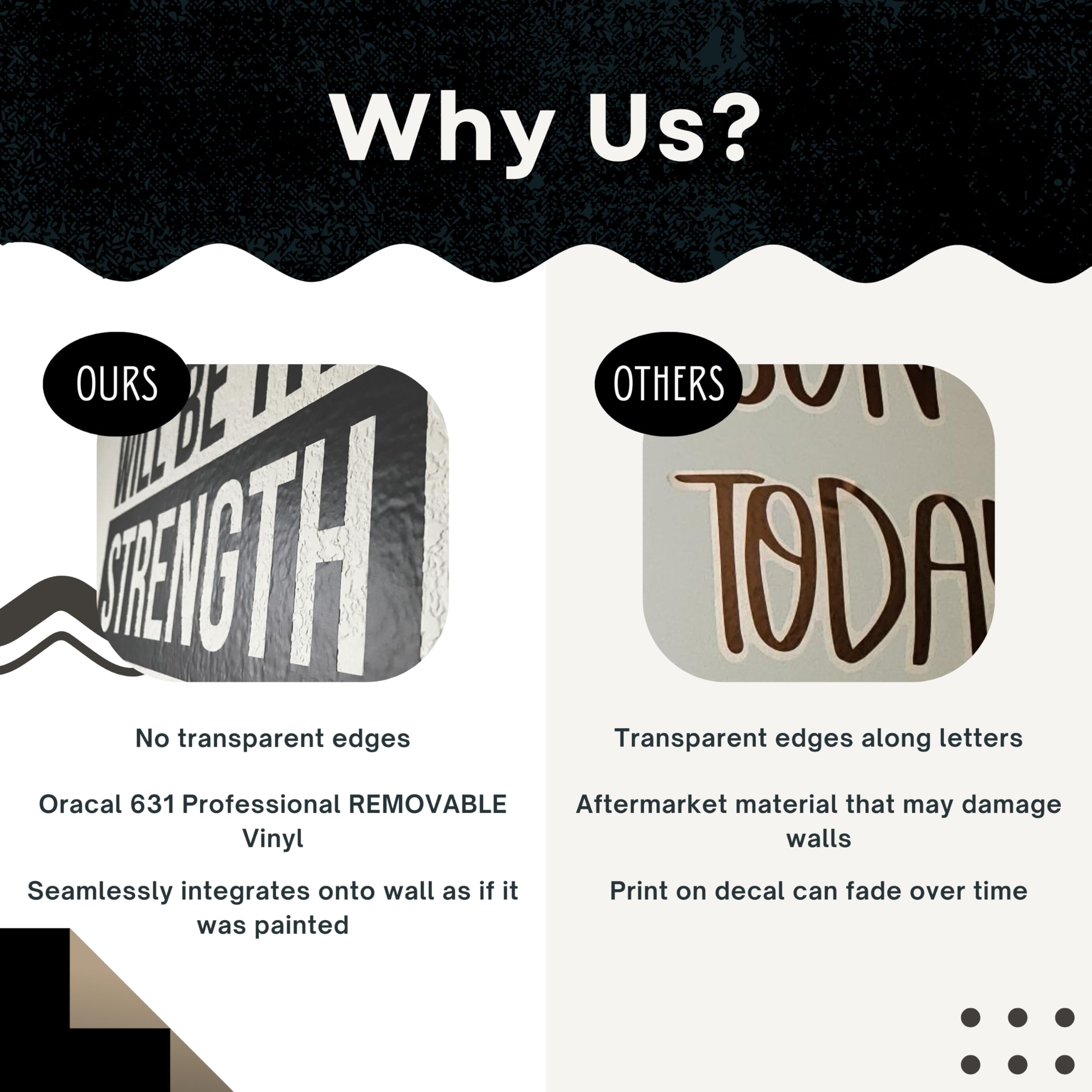 My Vinyl Story Office inspirational wall art boosts productivity with positive cues.