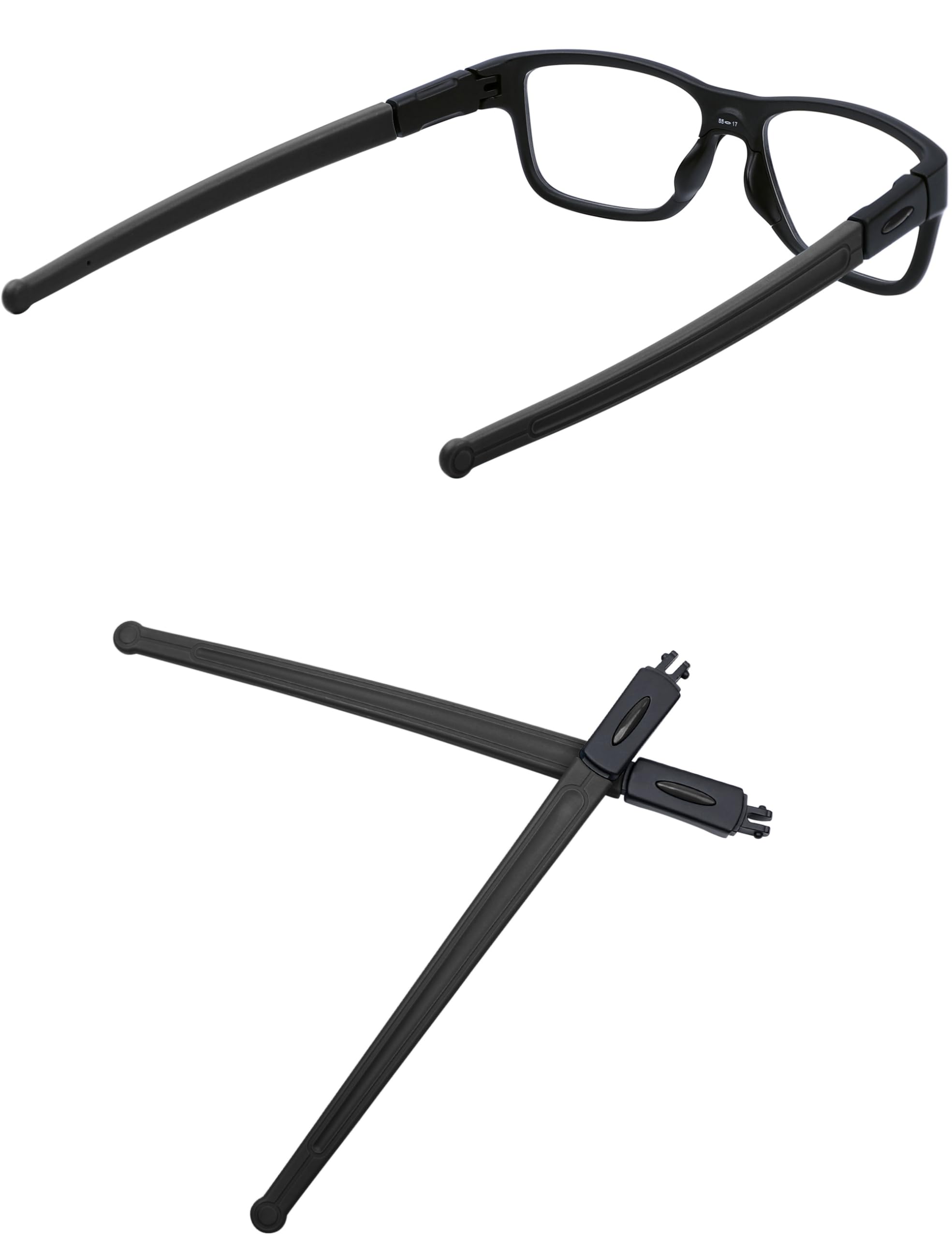 MYCOURAG replacement temples for Oakley Marshal MNP OX8091, precise fit for secure wear