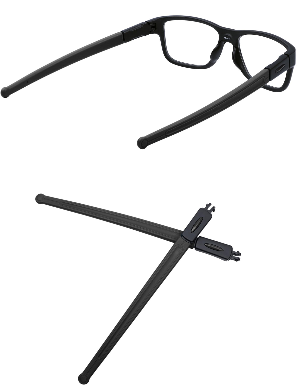 MYCOURAG replacement temples for Oakley Marshal MNP OX8091, precise fit for secure wear