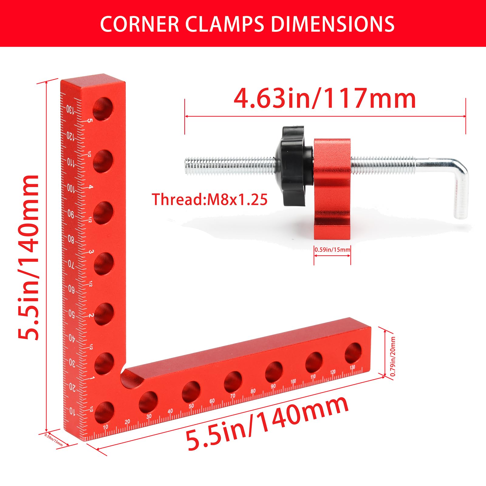 Mycuppca drawer cabinet assembly application helps keep corners square during glue-up.