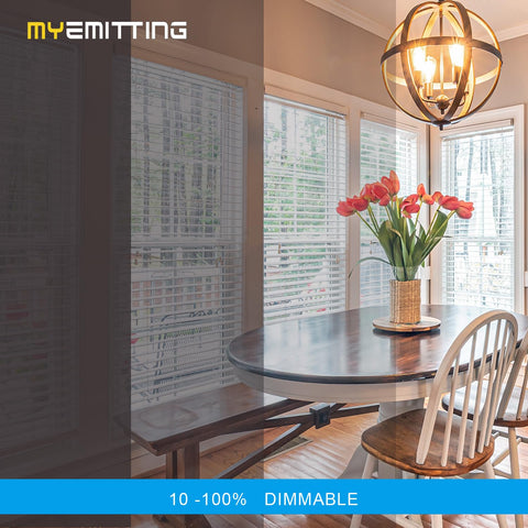 MYEMITTING dimmable Edison bulbs with smooth, flicker-free dimming