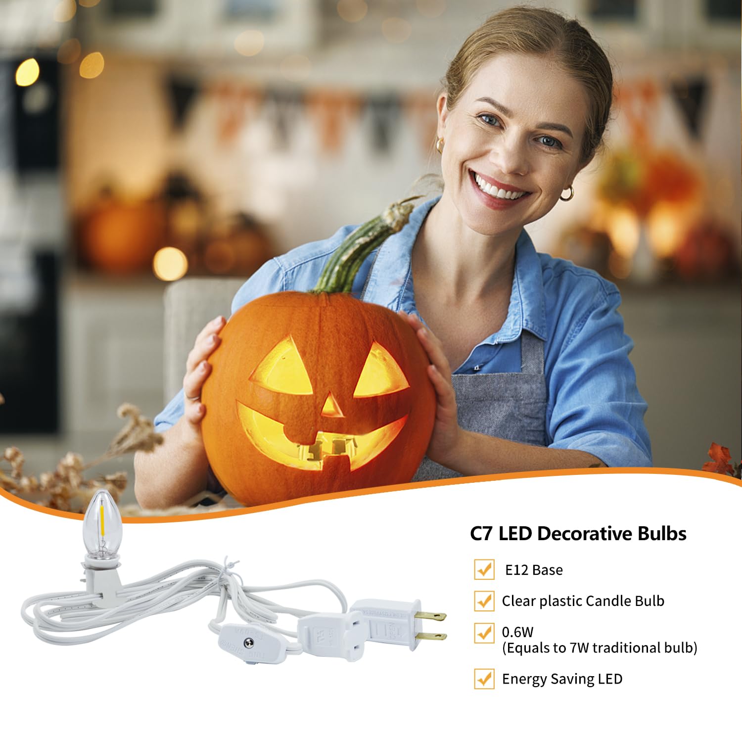 MYEMITTING metal fixing pieces secure bulbs on delicate crafts.
