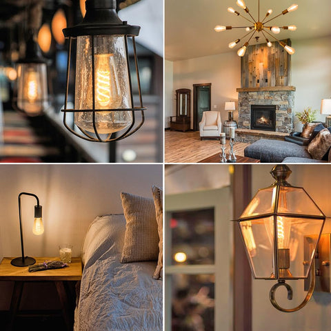 MYEMITTING universal-fit Edison bulbs suitable for various fixtures