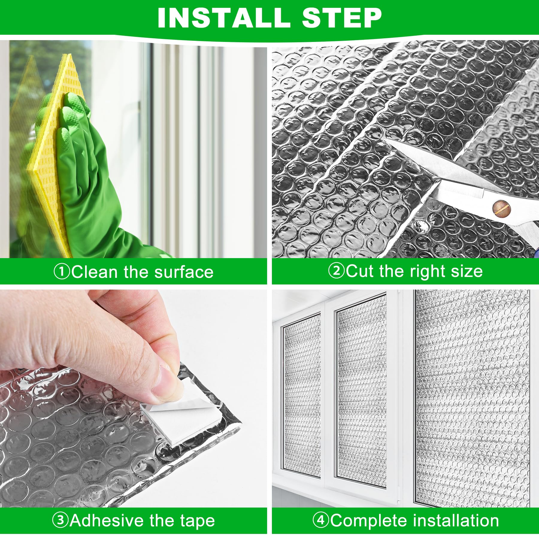 MYFAMIREA cut-to-fit panels allow easy sizing for precise installation.