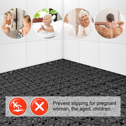 MYFAMIREA durable PVC tiles resist sun, wind, and rain for long-lasting use.