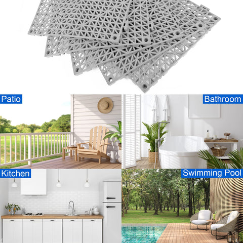 MYFAMIREA edge-snapped cushions create a customizable floor surface.